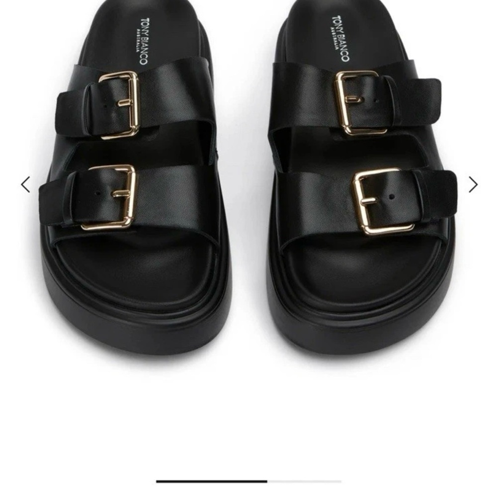 Tony Bianco, Jagger Black Nappa, Size 39 M (8.5), Brand New in box